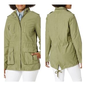 Levi's Outwear Cotton Field Women's Parka Jacket In Army Green Medium NWT Medium